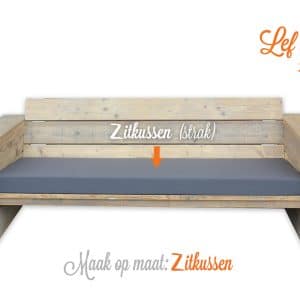 Tuinkussen op maat - Zitkussen strak