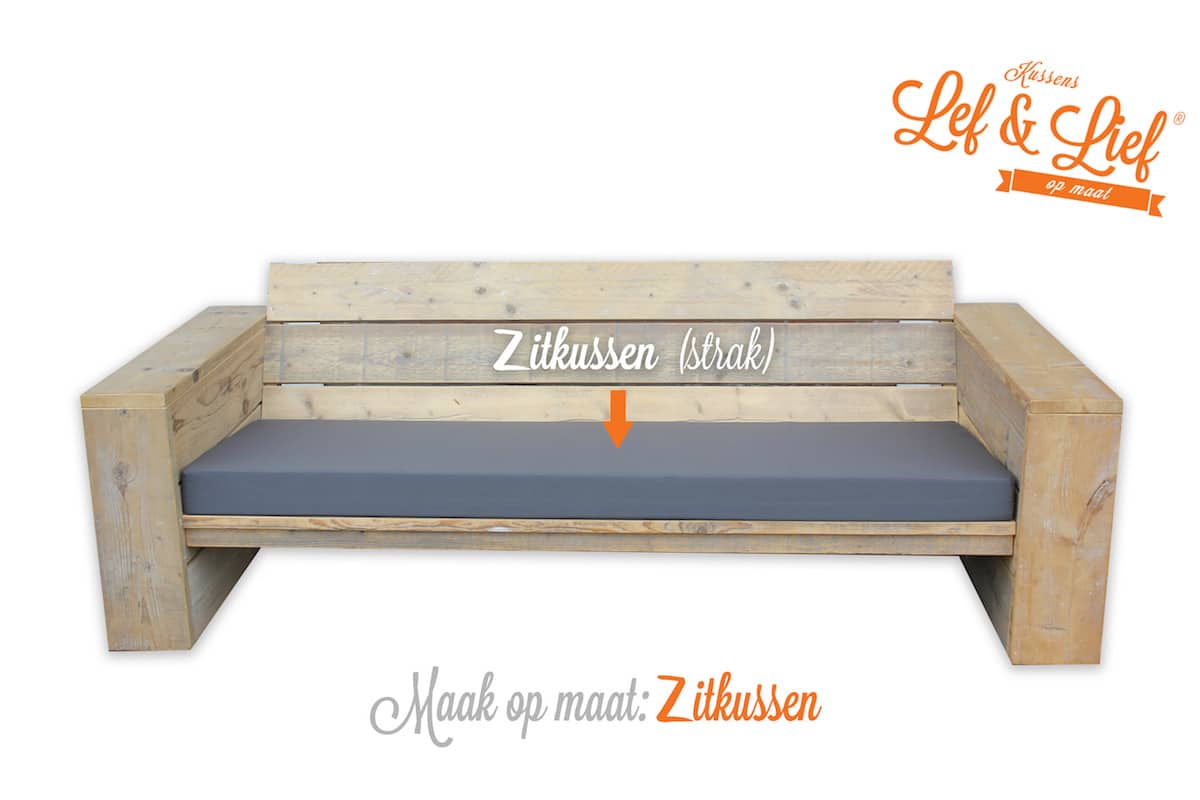 Tuinkussen op maat - Zitkussen strak Tuinkussen op maat - Zitkussen strak